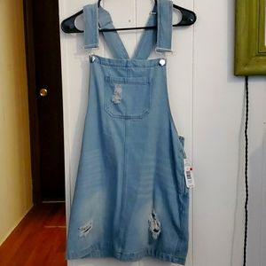 Lightwash Overall Dress